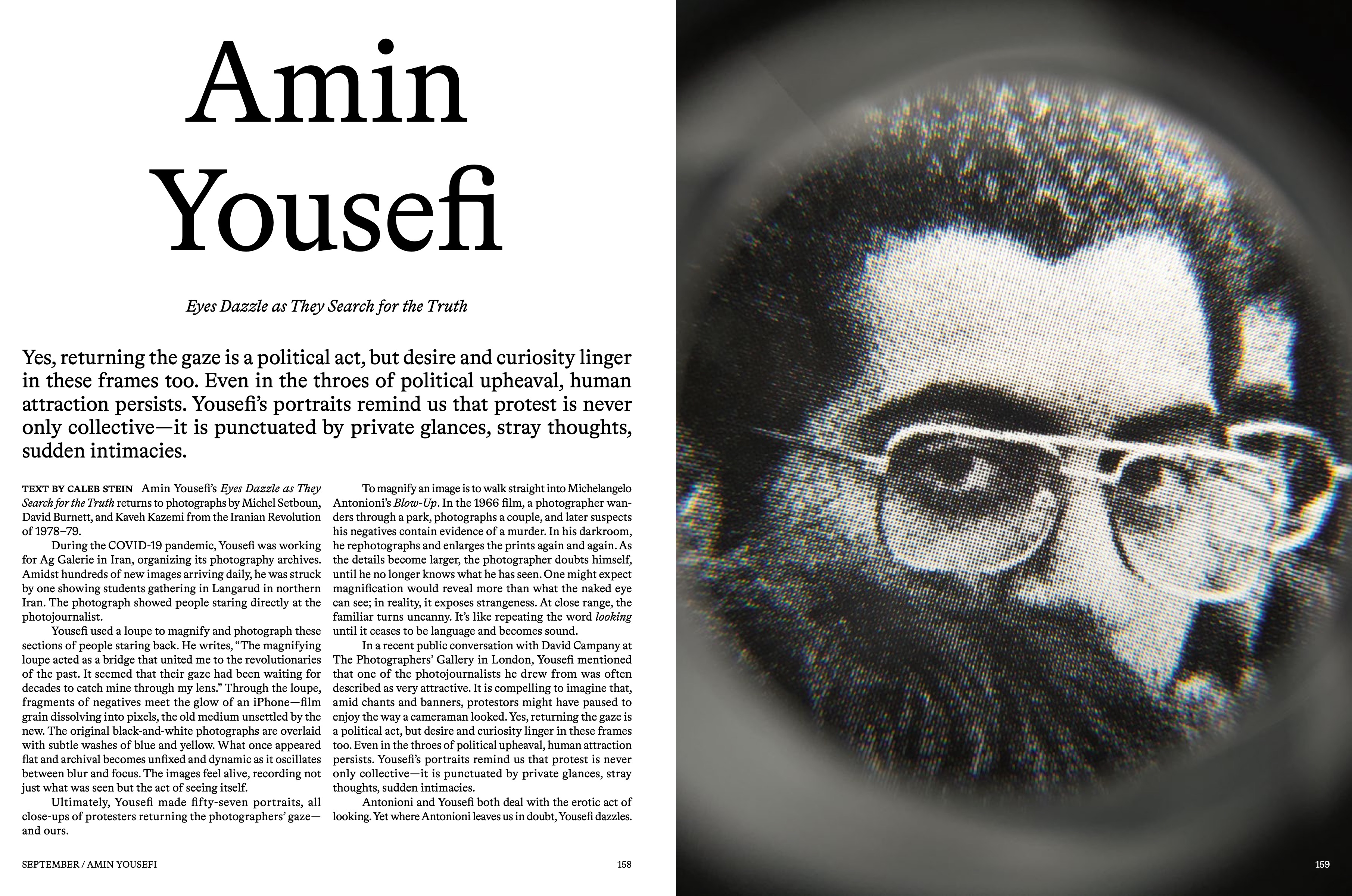 Amin Yousefi — Eyes Dazzle as They Search For The Truth